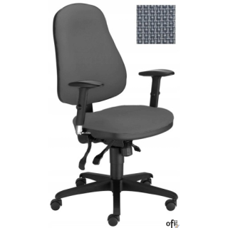 Krzesło obrotowe Offix ciemnoszary SM02 Nowy Styl TS25 R15G-3-CR SYNCROIBRA