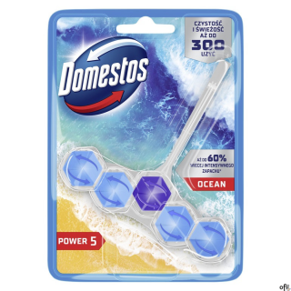 DOMESTOS Zawieszka do toalety KOSTKA POWER5 OCEAN 55g  05048