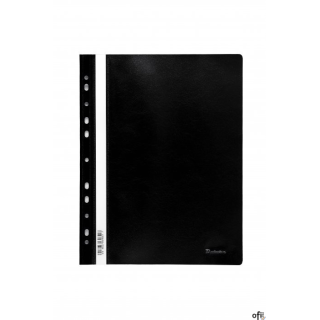 Skoroszyt wpinany PP DOTTS (20) czarny wzmocniony polipropylen SPP-DOT-02-05