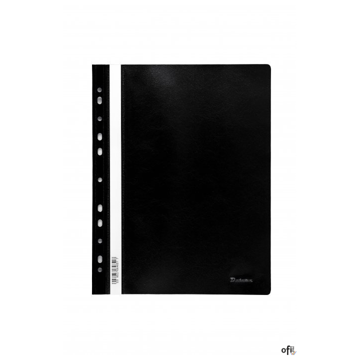 Skoroszyt wpinany PP DOTTS (20) czarny wzmocniony polipropylen SPP-DOT-02-05