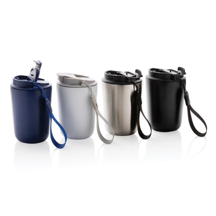 Kubek termiczny 380 ml Cuppa, stal nierdzewna z recyklingu