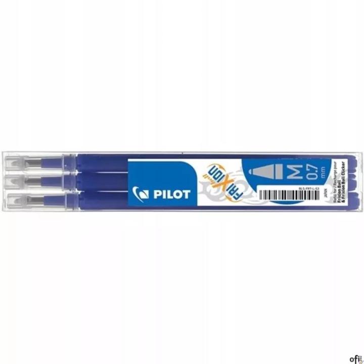 Wkład FRIXION 0.7 niebieski PIRBLS-FR7-L-S3 PILOT opakowanie 3szt.