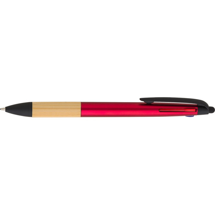 Długopis, wielokolorowy wkład, touch pen