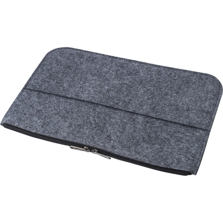 Etui na laptopa 14" z filcu RPET, teczka na dokumenty