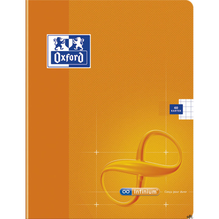 Zeszyt A4 60k, kratka z marginesem, OXFORD, INFINIUM 400026712
