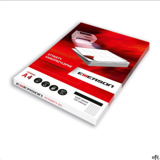 Etykiety A4 105x37mm białe nr023 (100sztuk) EMERSON eta4105.037