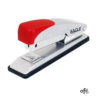 Zszywacz 205, czerwony, do 20 kartek 20k EAGLE 110-1167 na zszywki 24/6 26/6