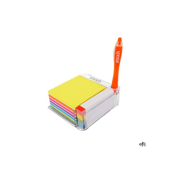 Przyborniki STICKN 21432 z notesami i zakładkami na biurko