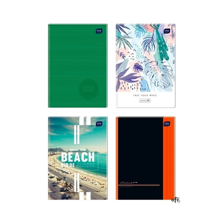 Brulion A4 160k. linia szyty INTERDRUK 247544 (X)