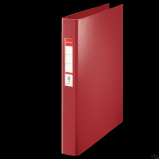 Segregator Esselte A4 z 4 kółkami, grzbiet 42 mm, bordowy, 14464