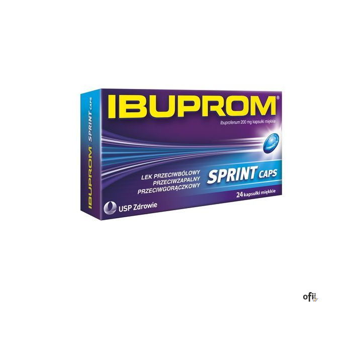 IBUPROM SPRINT CAPS, 24 kaps.
