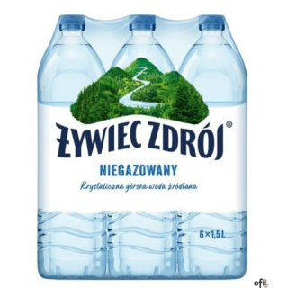 Woda ŻYWIEC ZDRÓJ 1.5l niegazowana zgrzewka 6 szt. KAUCJA