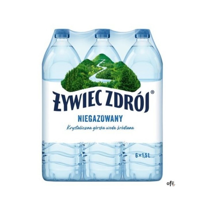 Woda ŻYWIEC ZDRÓJ 1.5l niegazowana zgrzewka 6 szt. KAUCJA