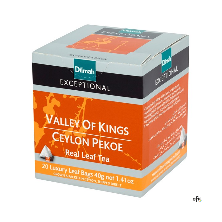 Herbata DILMAH Valley of Kings ceylon pekoe 20t czarna