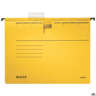 Skoroszyt zawieszany ALPHA żółty  Leitz 19840115