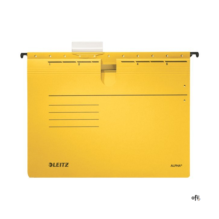 Skoroszyt zawieszany ALPHA żółty  Leitz 19840115
