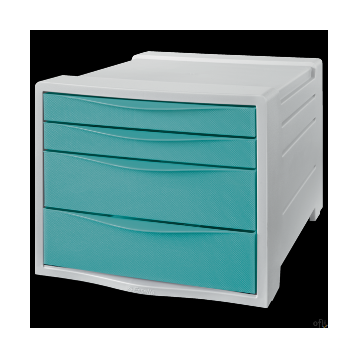 Pojemnik z szufladami Esselte Colour Breeze, niebieski 626284