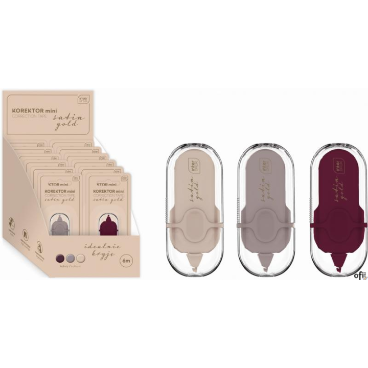 Korektor w taśmie MINI SATIN GOLD INT