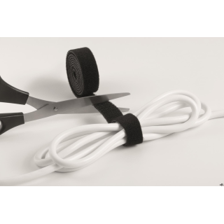 Taśma rzep do spinania kabli 1m*20mm czarna 503201 CAVOLINE GRIP DURABLE