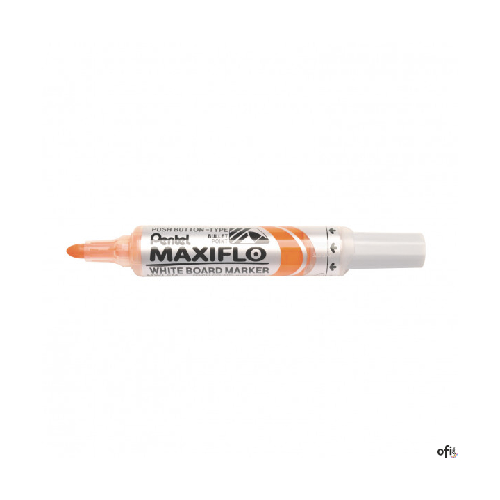 Marker suchościeralny pomarańczowy MWL5MF PENTEL MAXIFLO (z tłoczkiem)