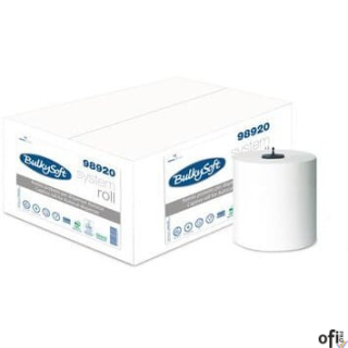Ręcznik systemowy w roli (6 rolek) 150m 2w BulkySoft 100% celulozy 98920