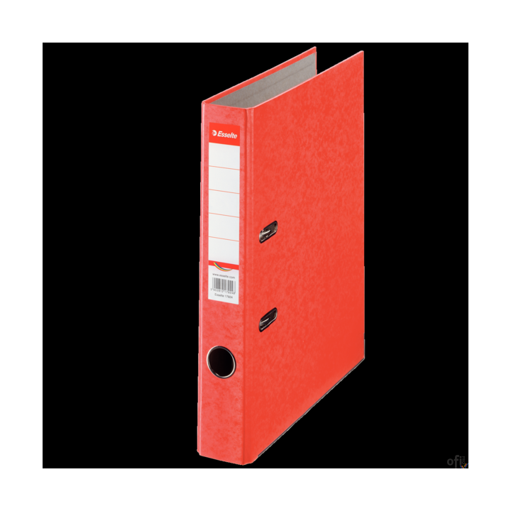 Segregator Esselte Rainbow A4, szer. 50 mm, czerwony, , 17921