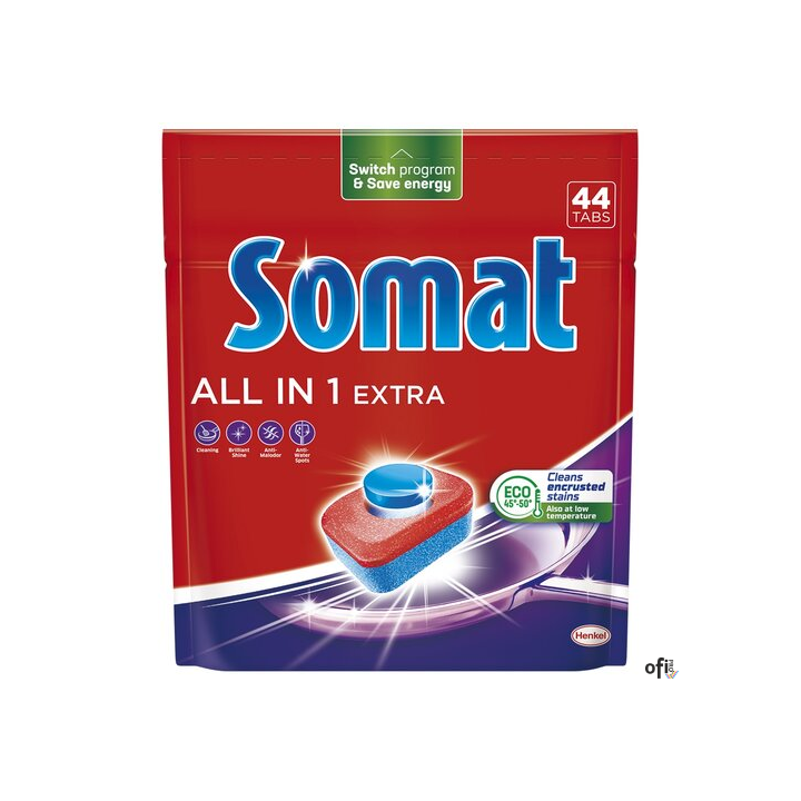 SOMAT Tabletki do zmywarki 44 szt. All in one Extra  09190