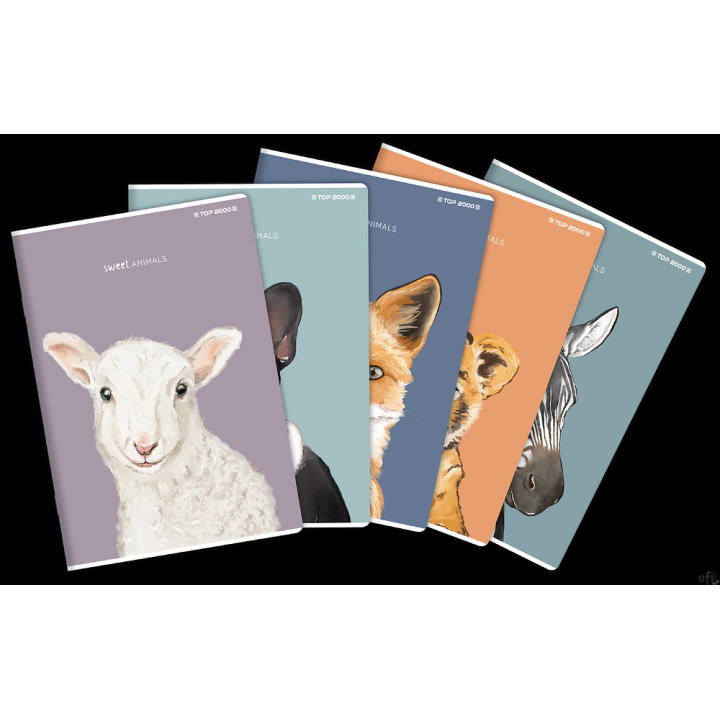 Zeszyt TOP ANIMAL A5 60K 70G linia 400169465 Top 2000