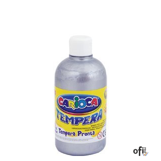 Farba tempera 500 ml, srebrna CARIOCA 170-2216