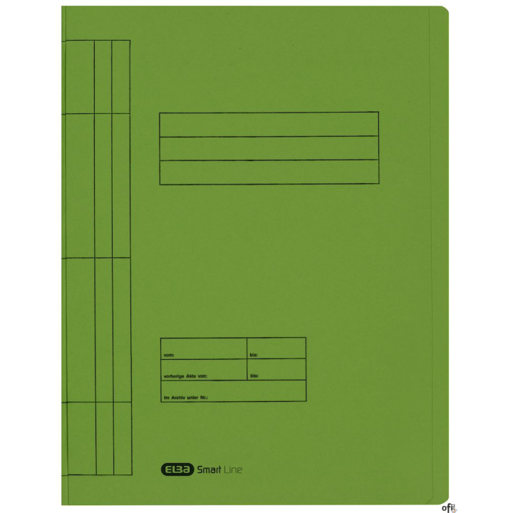 Skoroszyt kartonowy ELBA A4, zielony, 100090781