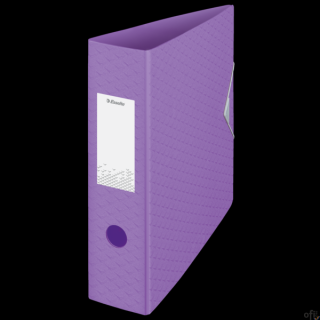Segregator Esselte ColourBreeze, z polyfoamu A4, 82 mm, lawendowy 628428