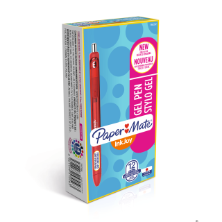 Pióro_żelowe INKJOY GEL 0.7mm czerwony 1957056 PAPER MATE