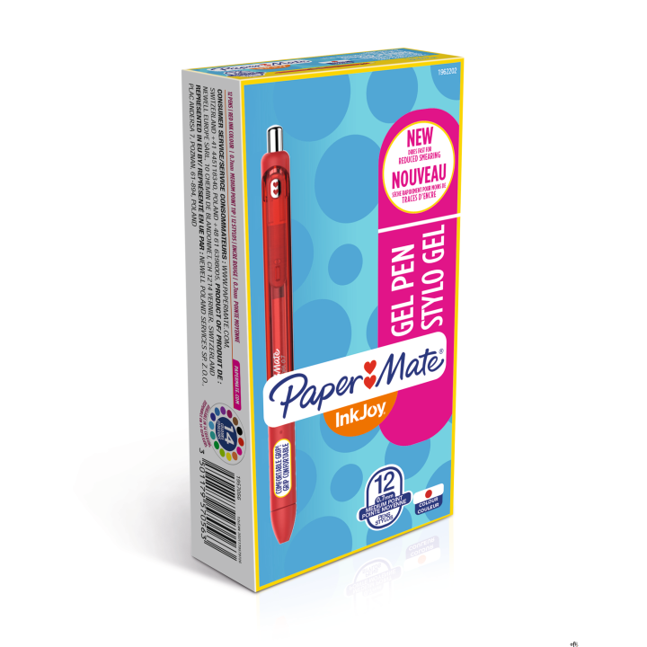 Pióro_żelowe INKJOY GEL 0.7mm czerwony 1957056 PAPER MATE