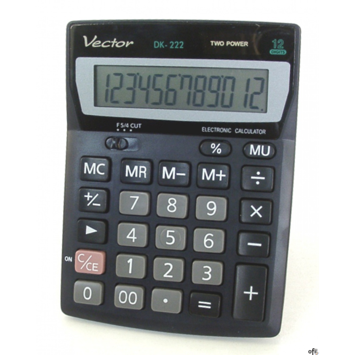 Kalkulator VECTOR DK-222   12p