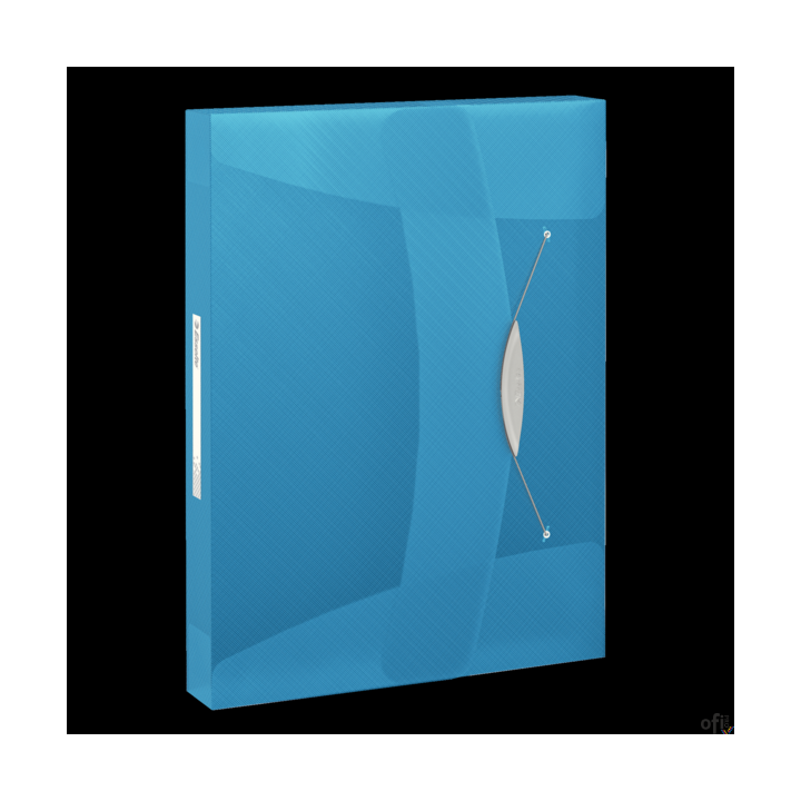 Teczka z gumką ESSELTE VIVIDA 40mm niebieska 624047