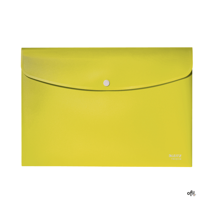 Teczka kopertowa Leitz Recycle A4 PP, żółta 46780015