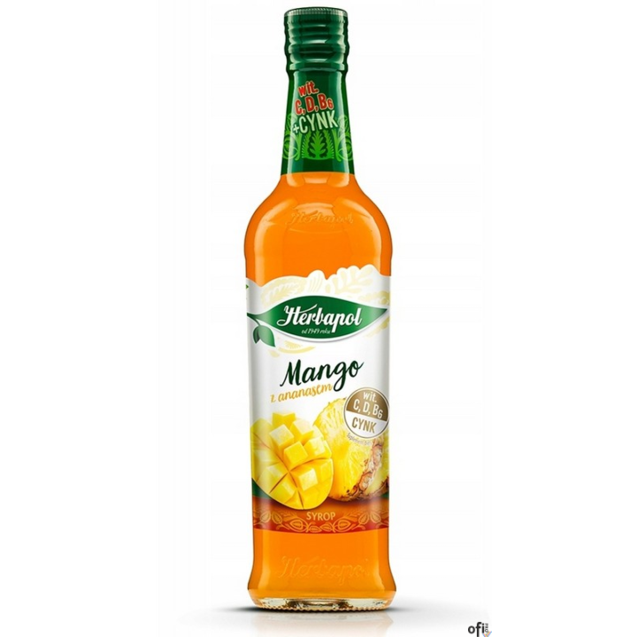 Syrop HERBAPOL Mango & Ananas 420ml