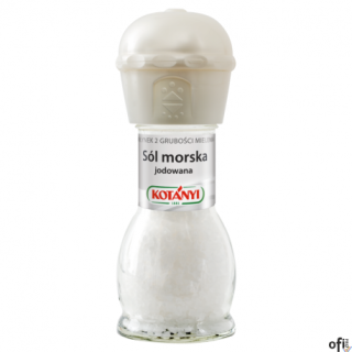 Sól morska jodowana 92g młynek KOTANYI