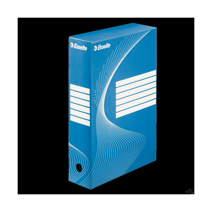Pudełka archiwizacyjne ESSELTE BOXY 80mm niebieskie 128411