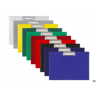 Deska klip A4 zamek na długim boku pozioma czarna KH-20 BIURFOL