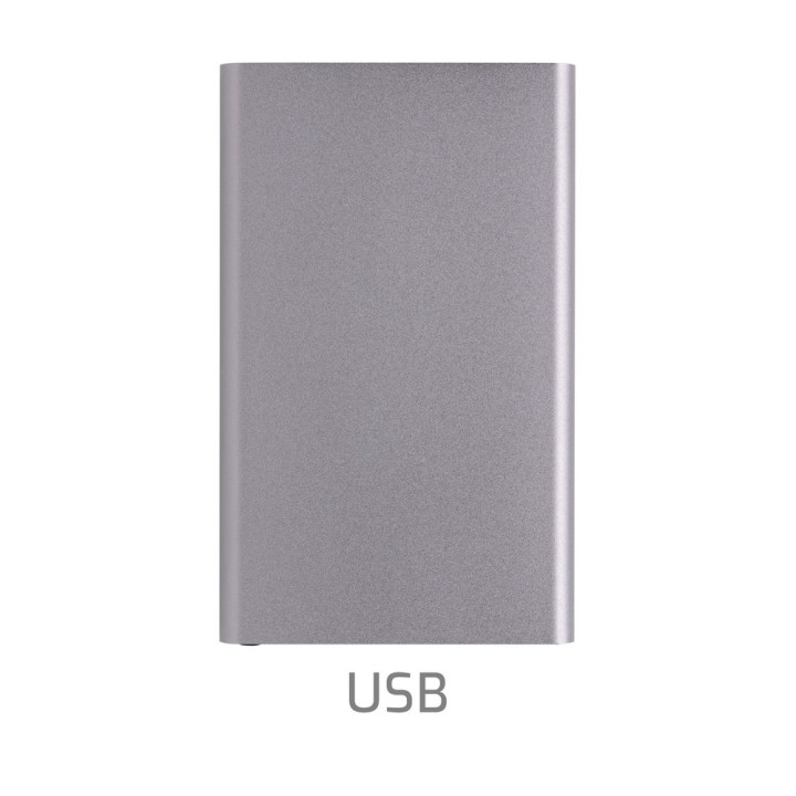 Power bank 4000 mAh z aluminium z recyklingu