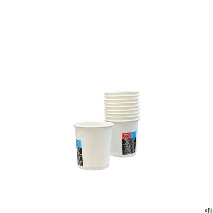 Kubek papierowy biały 100 ml (50)  GM4OZCARB1