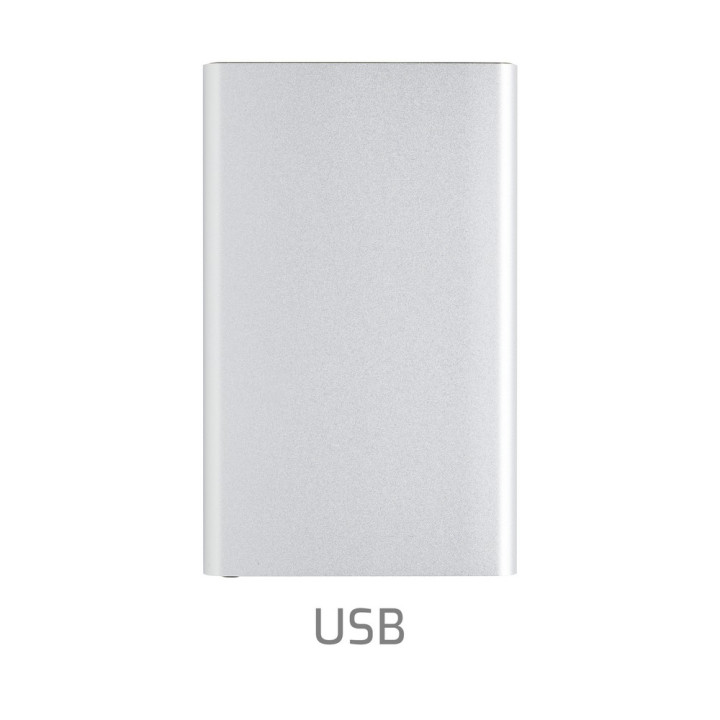Power bank 4000 mAh z aluminium z recyklingu