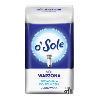 Sól kuchenna jodowana drobna 1kg