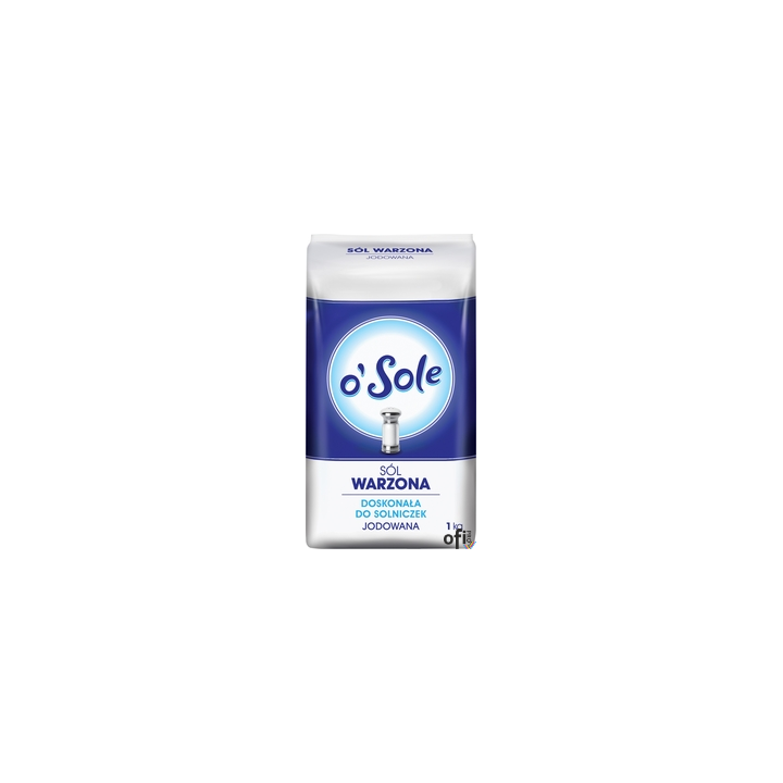 Sól kuchenna jodowana drobna 1kg