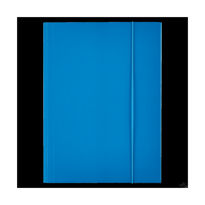 Teczka lakierowana z gumką A4 niebieska ESSELTE 13435