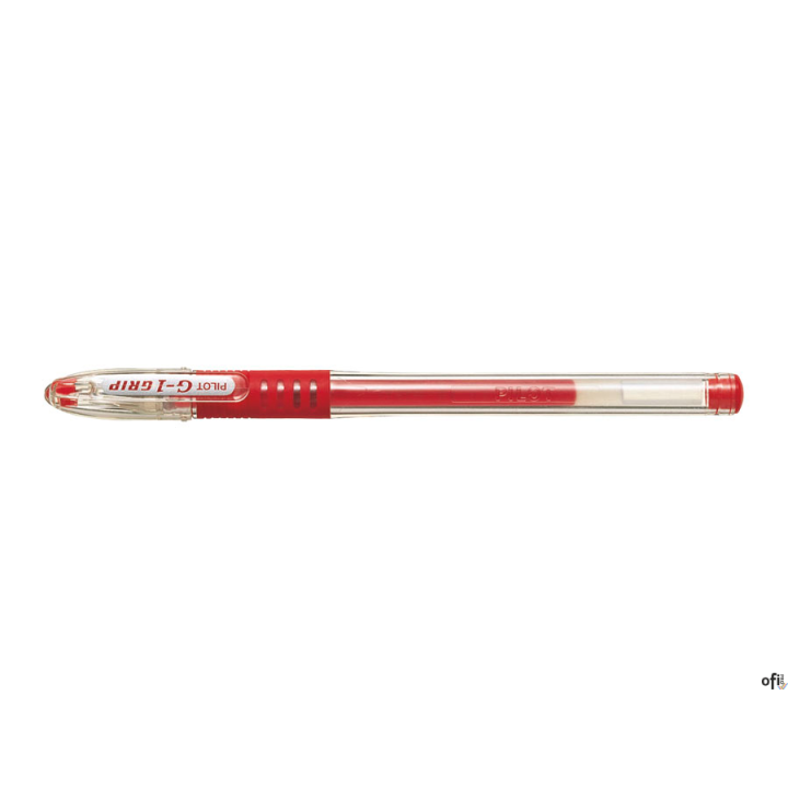 Pióro żelowe PILOT G1 GRIP czerwony PIBLGP-G1-5R