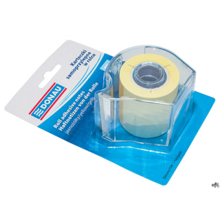 Karteczki samoprzylepne w rolce 50mm/10m jasnożółte DONAU 7572001PL-99