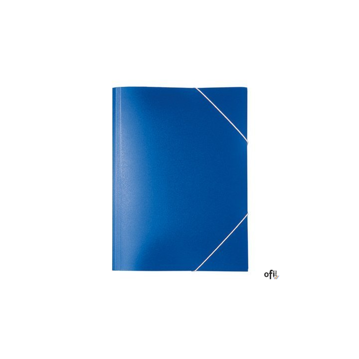 Teczka PP z gumką szeroka TG-02 BIURFOL niebieska