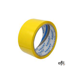 Taśma pakowa z klejem akrylowym PP 48x50 żółta 150.551 SMART